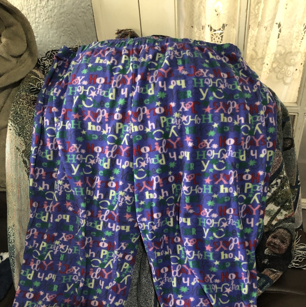 Four 3X ployester pajama bottoms